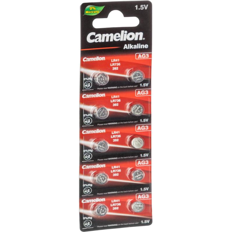 Батарейка Camelion G 3  BL-10 Mercury Free 392A/LR41/192 д/часов 10шт/уп