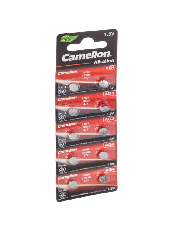 Батарейка Camelion G 4  BL-10 Mercury Free 377A/LR626/177 д/часов 10шт/уп