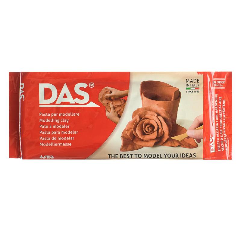 Глина натуральная для лепки Терракота 500г DAS 387100 505630