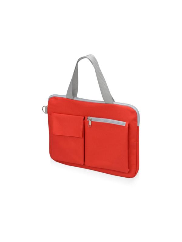 Конференц-сумка для докумен.'Event',красный/светло-серый,34х1,5х27см,833305