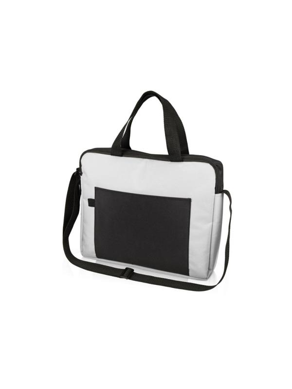 Конференц-сумка для документов'Congress',белый/черный,34х6х29(+1)см,823706