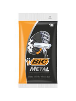 Бритва одноразовая BIC Metal 1 лезв.,П10 шт/уп 836630