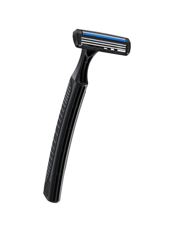 Бритва одноразовая  Муж Бик Экшен 3 лезв увл.полоска П4шт/уп 9194351 черн