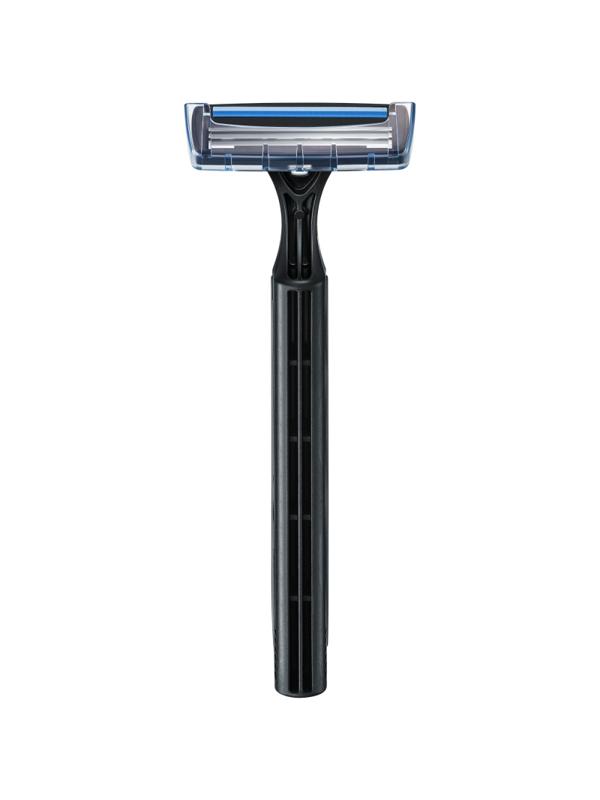 Бритва одноразовая  Муж Бик Экшен 3 лезв увл.полоска П4шт/уп 9194351 черн