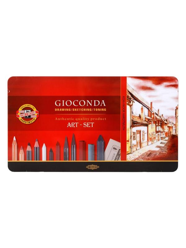 Набор графических материалов GIOCONDA с пастел8891 39пр,мет.кор8891000001PL