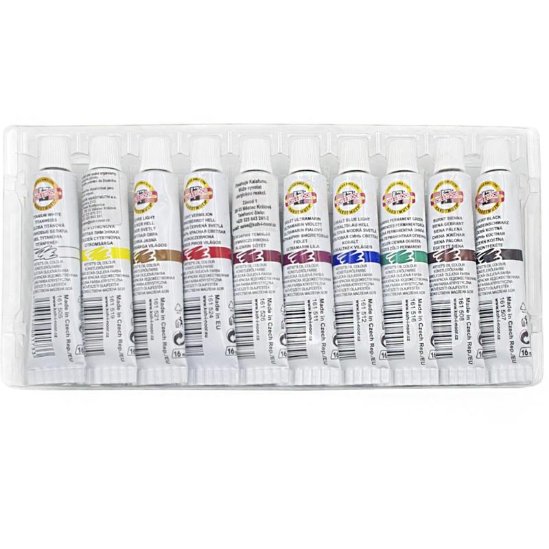 Краски масляные худож KOH-I-NOOR MANES в тюб 16мл.10цв/наб карт01615S1001KS