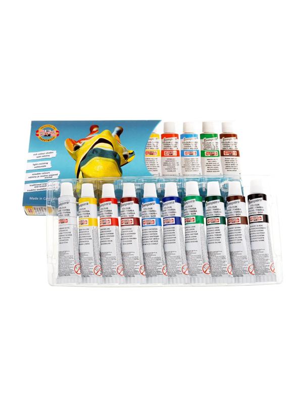 Краски темперные KOH-I-NOOR в тюб. 16мл 10цв/наб картон упак. 01625S1001KS