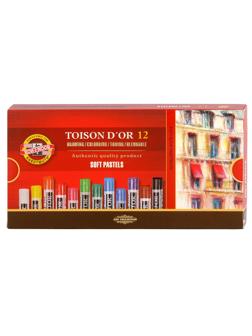 Пастель сухая худож. TOISON D`OR SOFT 8512 12цв/наб карт 8512012005KS