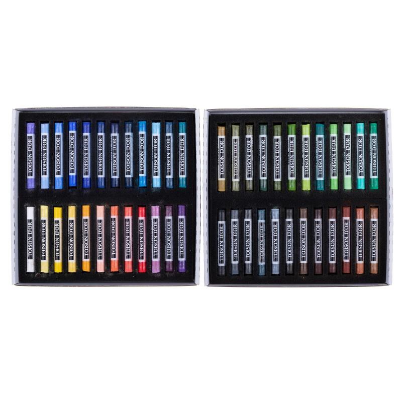 Пастель сухая худож. TOISON D`OR SOFT Пейзаж 48цв/наб картон. 8516048007KS