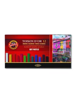 Пастель сухая худож. мягкая TOISON D`OR 8582 12цв/наб карт 8582012001KS