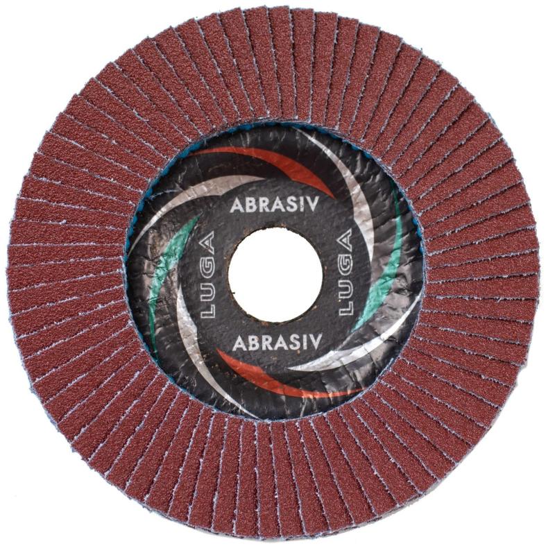 Круг лепестковый торцевой ЛУГА d125х22.2мм, Р60, КЛТ1, 10шт/упак. (2315)