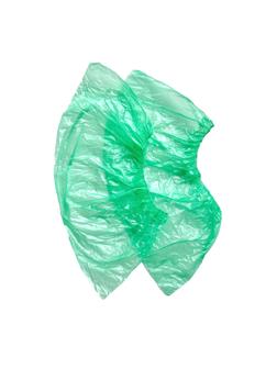 Бахилы детские н/с, п/э, Стандарт 1У,  1,6г, зеленый, 50 пар/уп