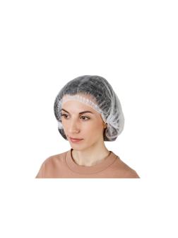 Шапочка Шарлотта белая, XL (55см), 100шт/уп