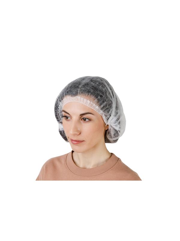 Шапочка Шарлотта белая, XL (55см), 100шт/уп