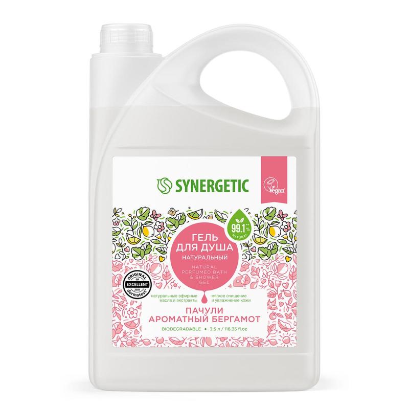 Гель для душа SYNERGETIC Пачули и ароматный бергамот 3,5 л