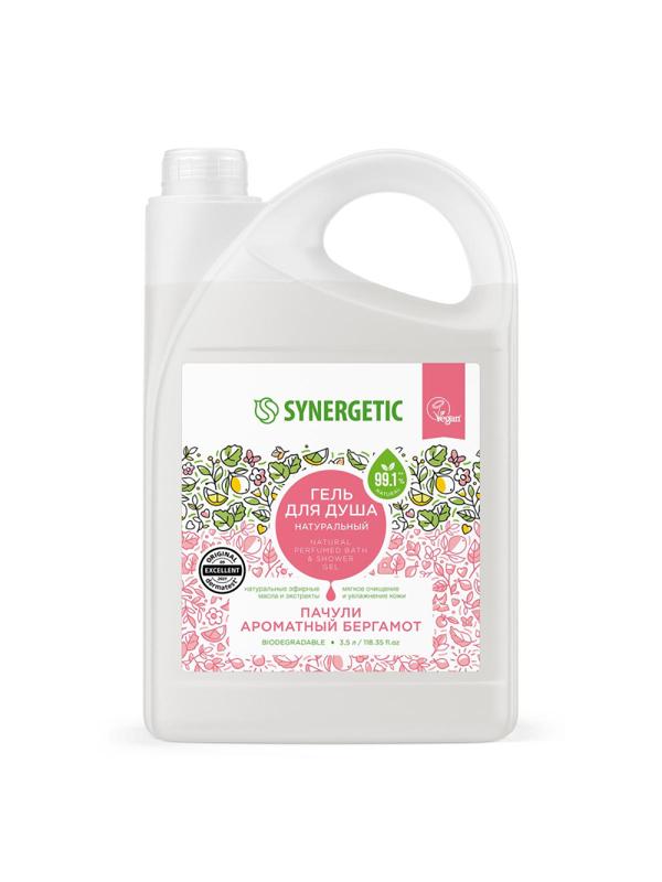 Гель для душа SYNERGETIC Пачули и ароматный бергамот 3,5 л