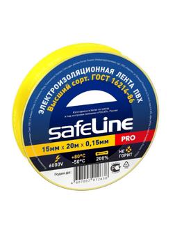 Изолента Safeline 15/20 желтый (9361)