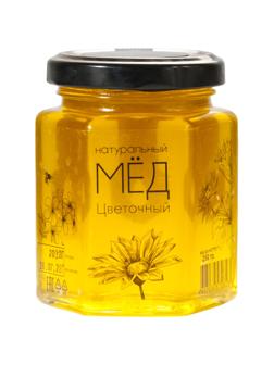 Мед Медовые Вечера Цветочный натуральный, стекло, 250г
