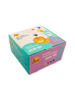 Краски пальчиковые Лео Расти 70мл х 4 цвета в наборе LFINP-004