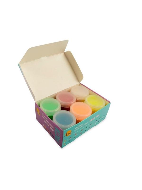 Краски пальчиковые Лео Расти 70мл х 6 цветов в наборе LFINP-006