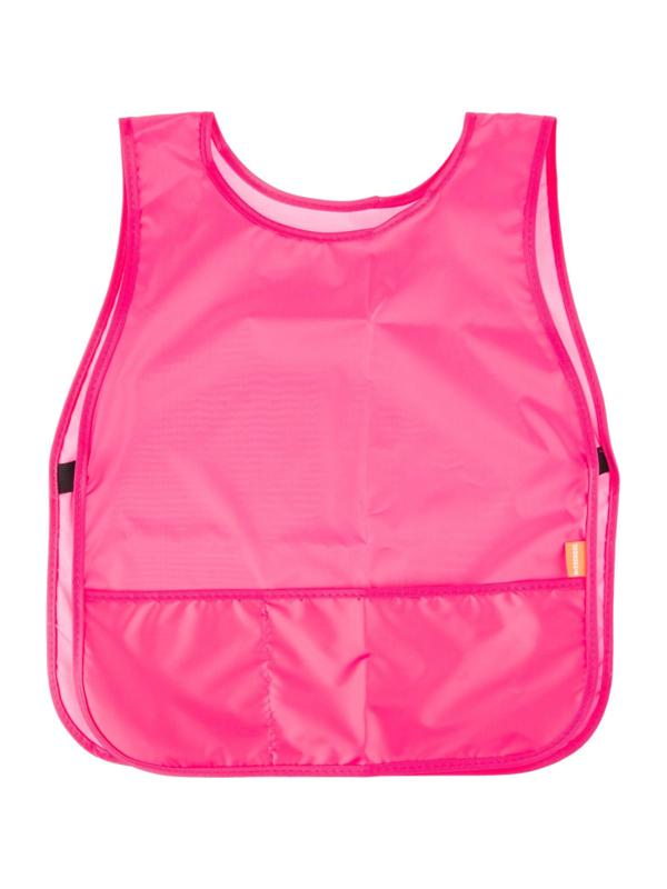 Накидка для труда  №1School Ярко-розовая, 2кармана,  нарукав, 475x410,ФН2
