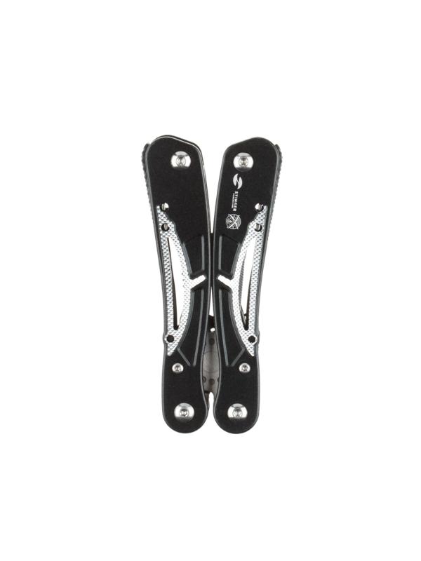 Мультитул Stinger,сталь/алюминий,серебристо-черный,в нейлон.чехле,MT-8130AP