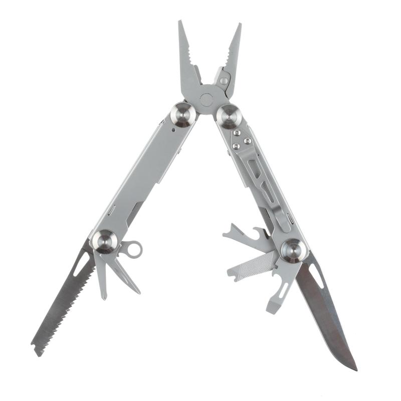 Мультитул Stinger,сталь,серебристый, в комплекте нейлоновый чехол,MT-9540P