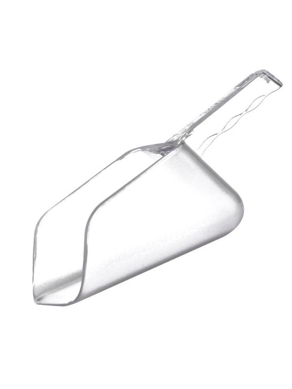 Совок бакалейный для сыпуч.прод., прозрач. пластик, V=1920гр (64oz), кт1180