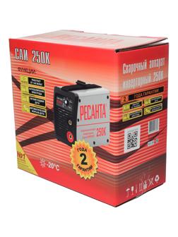 Сварочный аппарат инверторный Ресанта САИ250К (компакт)