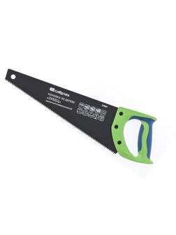 Ножовка по дереву 350 мм 7-8 TPI зуб 2D каленый зуб Сибртех Зубец 23809
