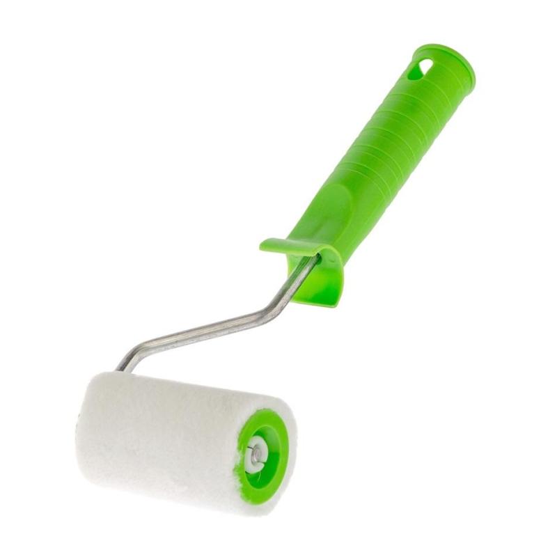 Валик 75 мм D=36 мм с ручкой 6 мм полиакрил, шерсть Велюр Сибртех 80131