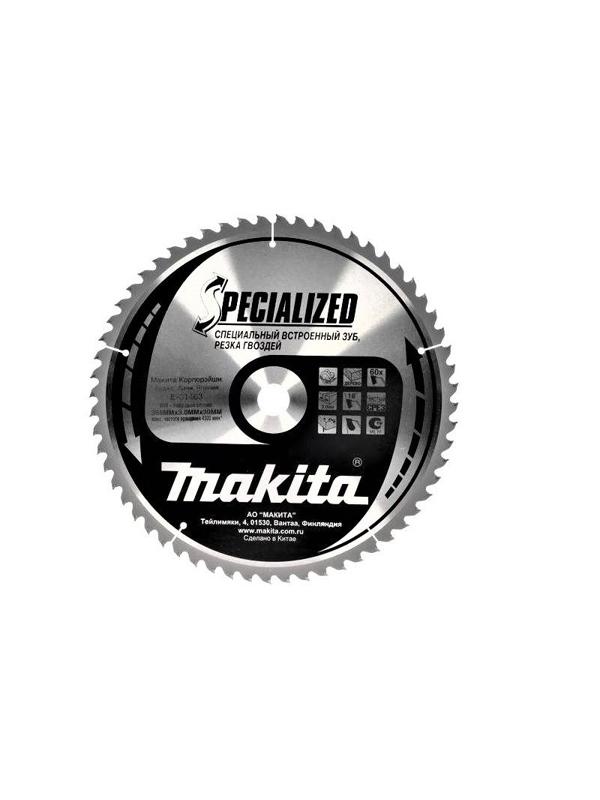 Диск пильный по дереву с гвоздями MAKITA d355х30мм 60зуб (B-31463)