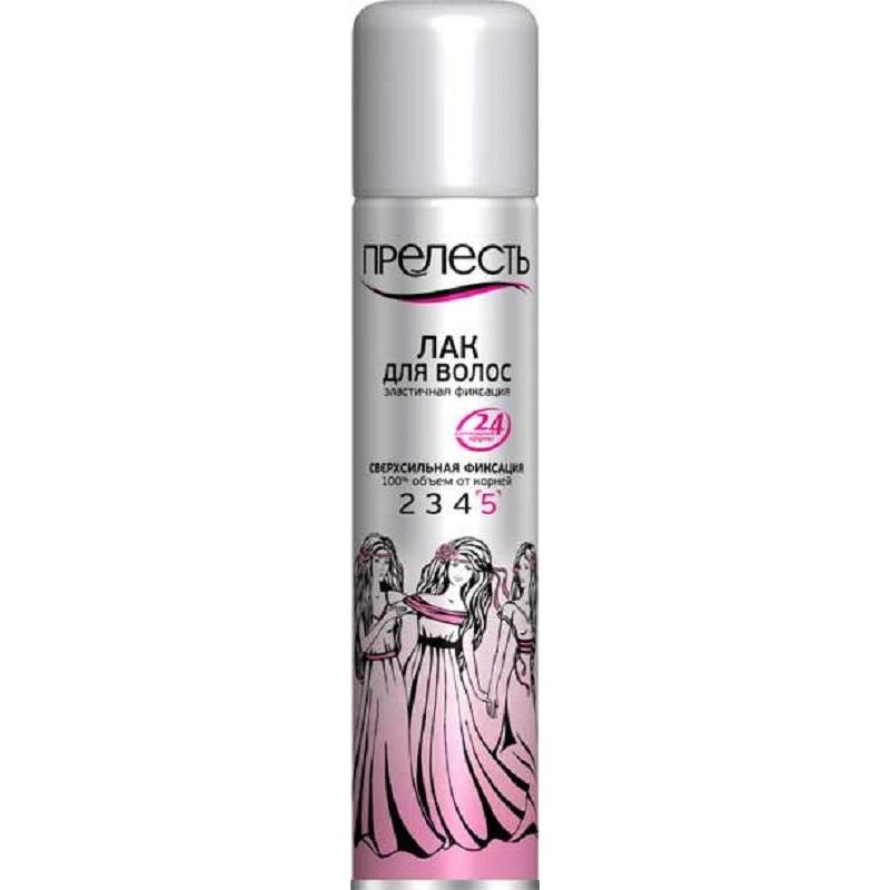 Лак для волос Прелесть Защита и фиксация сверхсильной фиксации 200 см3
