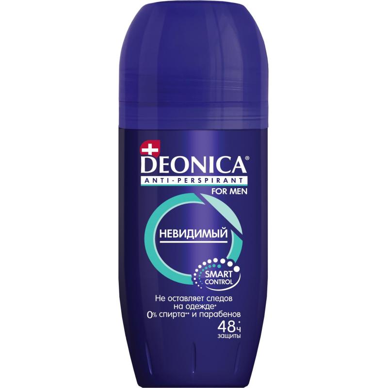Дезодорант-антиперспирант DEONICA FOR MEN Невидимый мужск. ролик 50 мл