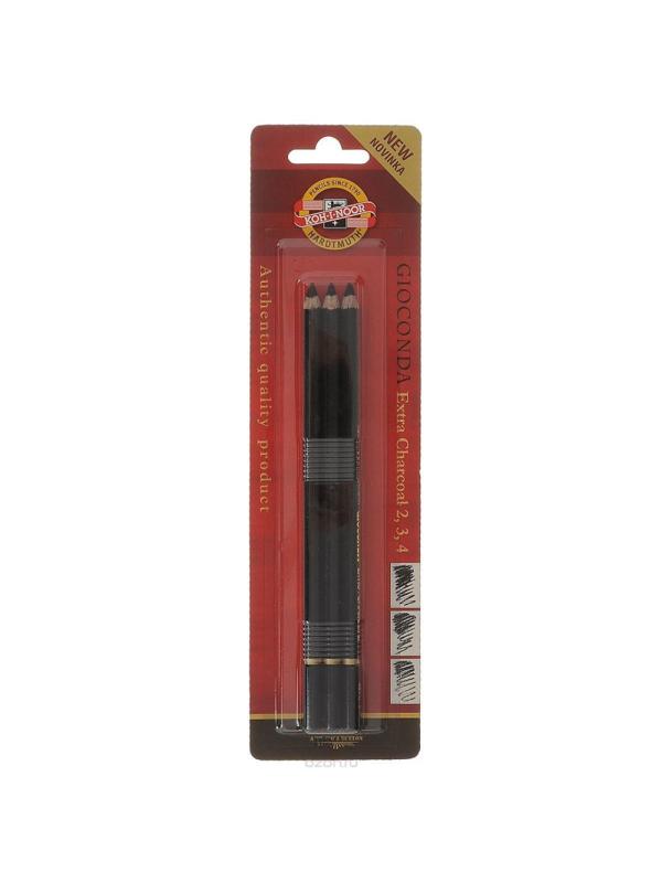 Уголь худож искусс в карандаше GIOCONDA EXTRA 8811 B-H 3шт/наб 8811003001BL
