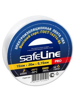 Изолента Safeline 15/20 белый (9363)