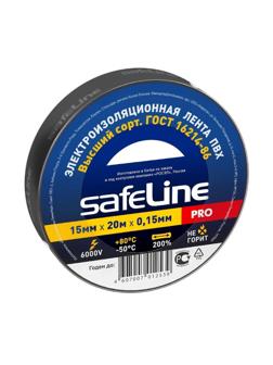 Изолента Safeline 15/20 черный (9360)