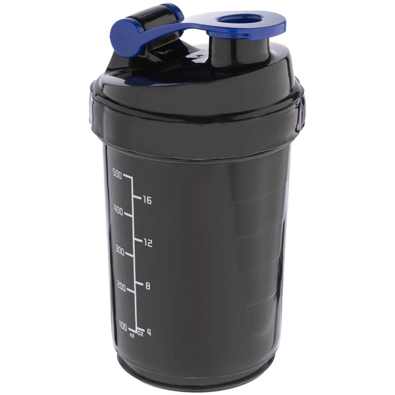 Шейкер спортивный Tonus, черно-синий,17053.34