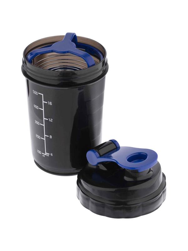 Шейкер спортивный Tonus, черно-синий,17053.34