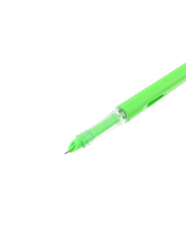 Набор Ручка перьевая Hauser NEON +два картриджа пластик зеленая H6105-green