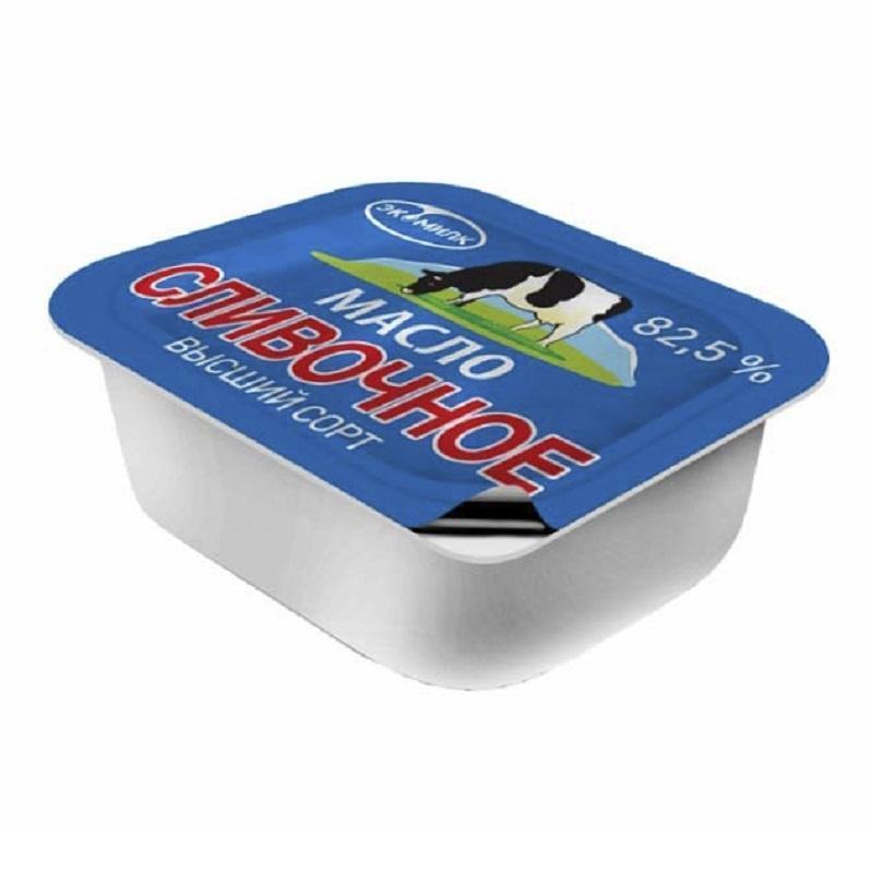 Масло Экомилк 82.5% порционное (10шт./уп. по 10г)