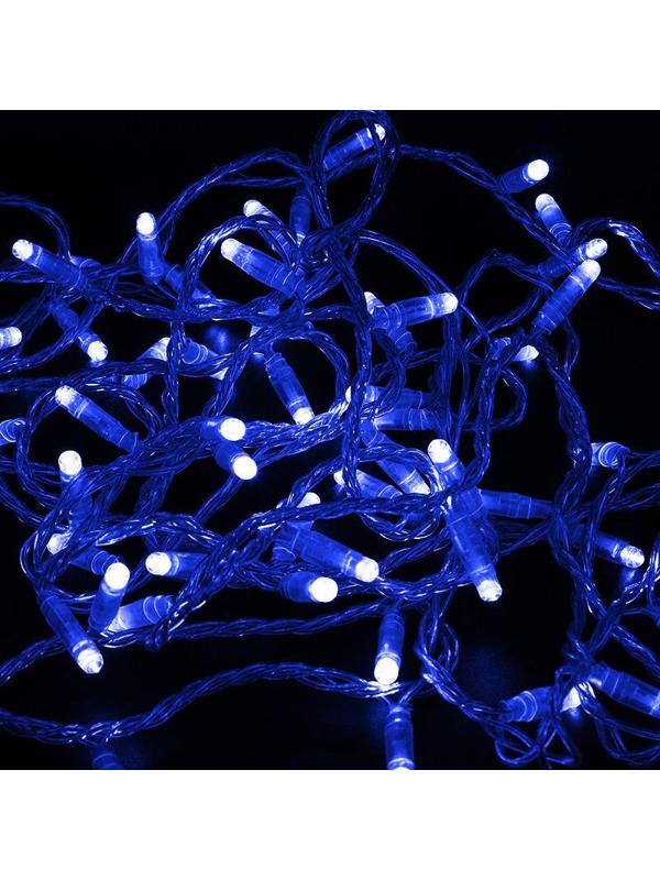 Электрогирлянда Нить 10м цвет: Синий 305-283
