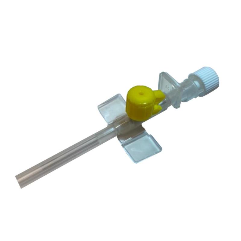 Канюля внутривенная однораз. стер.VM с портом и крыльями 24G,100 шт/уп