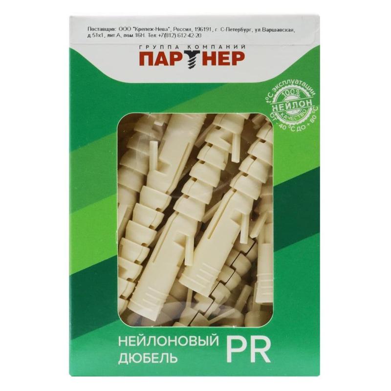 Дюбель нейлоновый ПАРТНЕР PR 10x80 (25 шт/уп) (ФАС 43132 25)