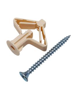 Дюбель анкер бабочка ПАРТНЕР POLA с шурупом 25 шт/уп (ФАС 44743 25)