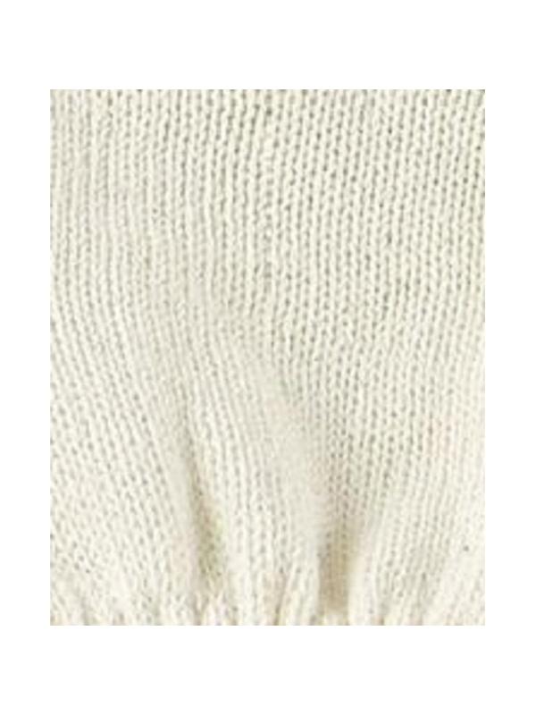 Перчатки защитные трикотажные ПВХ Точка 28-30 гр 7 класс / 400 пар / Белые