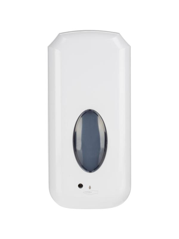 Дозатор для жидкого мыла автоматический 1000мл пластик белый M-D10
