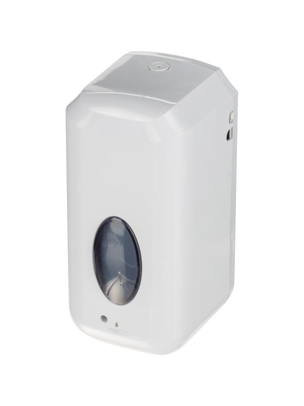 Дозатор для жидкого мыла автоматический 1000мл пластик белый M-D10