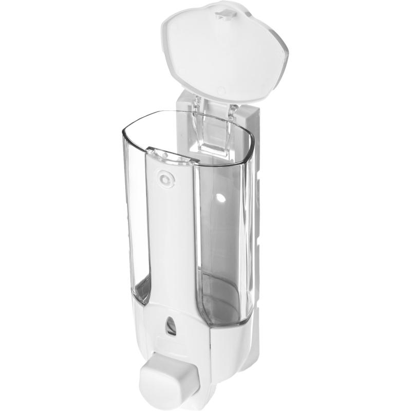 Дозатор для жидкого мыла 380мл пластик белый M-1628