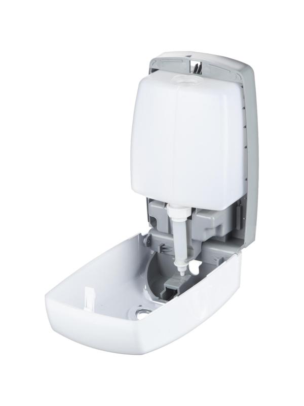 Дозатор для жидкого мыла 1000мл пластик белый M-6201